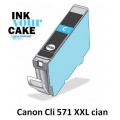 Tinteiro Alimentar Canon CLI-571C XXL Cian 