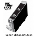 Tinteiro Alimentar Canon CLI-551BK XXL Preto 